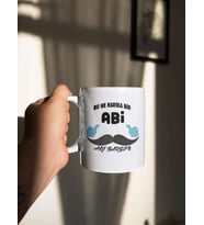 Abilere Özel Kupa Bardak (Beyaz)