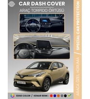 TOYOTA C-HR (2016-2022) Torpido Örtüsü Ön Göğüs Koruma Araca Özel Çatlamayı Önler Kaymaz