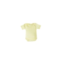Sema Baby Yarım Kol Badi (Body) 0-3 Ay - Sarı (Çok Renkli)