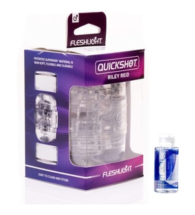 Quickshot Riley Reid Mastürbatör+Fleshlube 30 Ml Jel