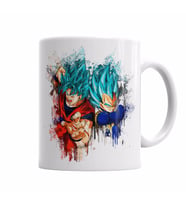 Goku e Vegeta Kupa Bardak Porselen