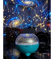Çok Renkli LED Yıldız Projektör Gece Lambası Bluetooth Müzik Çalar ve Kumandalı Kontrol