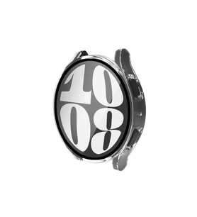 Samsung Galaxy Watch 6 40mm Uyumlu Sert PC Kasa ve Ekran Koruyucu Zore Watch Gard 14 (Renksiz)
