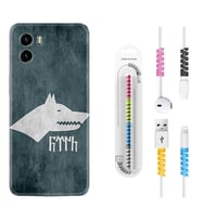 Vivo Y15S Y32 Y33S Y51 Y53S Kılıf Kablo Koruma Spiral Silikon Göktürk 2 1411