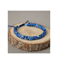 Lapis Lazuli 3-4mm Çift Sıra Doğal Taş Bileklik