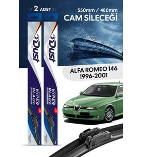 Alfa Romeo 146 Silecek Takımı 1996-2001 Uyumlu 550MM/480MM