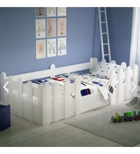 Tuliplife Montessori Karyola Beyaz 90x190 Yatak Uyumlu Oval Kesim Çocuk Yatağı-Tlp-204