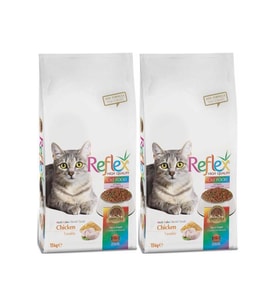 Reflex Multi Color Tavuklu Yetişkin Kedi Maması 15kg 2 Adet