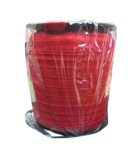 Çamaşır Lastiği Düz 1 Cm  75 Metre 1 Top Kırmızı