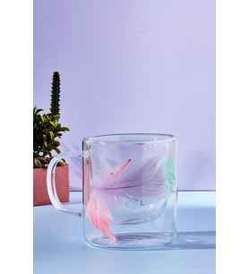Perotti Double Feather Çift Cidarlı Kupa 300 ml (Çok Renkli)