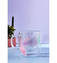 Perotti Double Feather Çift Cidarlı Kupa 300 ml (Çok Renkli)