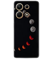 Infınix Note 30 Kılıf Resimli Desenli Silikon Platinium Series Mooons 1861