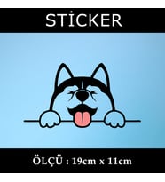 sevimli yavru köpek hayvan etiket sticker - 2 adet çıkartma araba motosiklet kask atv tablet pc buzdolabı otomobil bilgisayar uyumlu