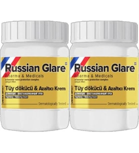 Süper Russ Glare Tüylere Nano 2 Adet x 50 ml Russ Merhemi