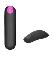 Wireless Kumandalı 10 Modlu Su Geçirmez Şarjlı Lüks Bullet Vibratör (Mor)