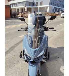 MOTOCAM Küba Chia 125 Ön Cam 2023-2026 Model 55cm Şeffaf Renkli 4mm KISA