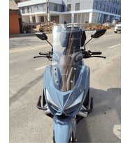 MOTOCAM Küba Chia 125 Ön Cam 2023-2026 Model 55cm Şeffaf Renkli 4mm KISA