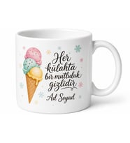 Dondurmacı Külah Dolduranlara Yaz Sıcağında Buz Gibi Kupa Bardak Hediye