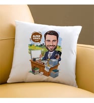 Kişiye Özel Ceo Erkek Karikatürlü Yastık