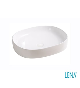 LENA TEZGAHÜSTÜ LAVABO EY-4712 BEYAZ