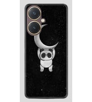 Vivo Y27 Kılıf Desenli Silikon Platinium Series Panda Moon 1811