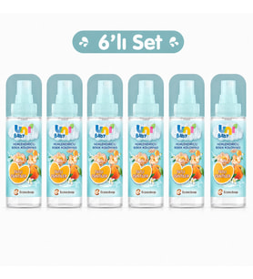 Uni Baby Bebek Kolonyası 150ML Nemlendiricili - Tatlı Esintiler (6 Lı Set)