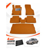 e-biz HYUNDAİ ACCENT ADMİRE (1999-2005) Uyumlu EVA Oto Paspas Bagaj Paspası Dahil Taba