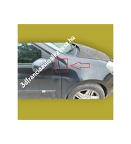 Renault Clio 3 sağ çamurluk aynasının önündeki plastik