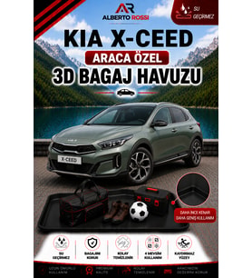 Kia X-Ceed ÜST 2019 - 2026 Araca Özel 3D Bagaj Havuzu