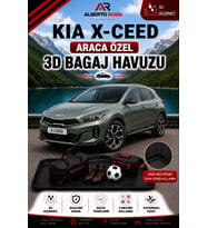 Kia X-Ceed ÜST 2019 - 2026 Araca Özel 3D Bagaj Havuzu