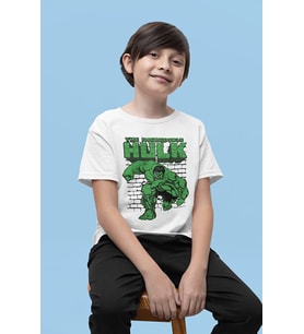 The Incredible Hulk Yazılı Unisex Film Kahramanı Çocuk Tişört (1-12 Yaş)