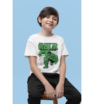 The Incredible Hulk Yazılı Unisex Film Kahramanı Çocuk Tişört (1-12 Yaş)