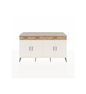 Kronos Konsol 4 Raflı 3 Çekmeceli 4 Kapaklı 176x59x99 Aytaşı-Aytaşı/Çam