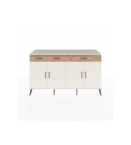 Kronos Konsol 4 Raflı 3 Çekmeceli 4 Kapaklı 176x59x99 Aytaşı-Aytaşı/Çam
