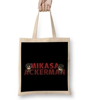 Mikasa Ackerman Bez Çanta Uzun Saplı