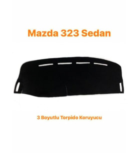 MAZDA 323 SEDAN 3 BOYUTLU HALI TORPİDO KORUYUCU