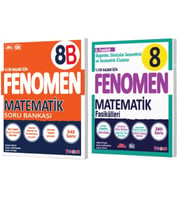 FENOMEN YAYINLARI 8. SINIF Matematik B Soru Bankası ve Matematik 6. Fasikül (Üçgenler, Dönüşüm Geome