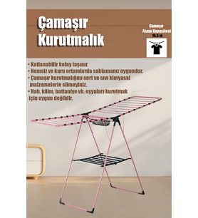 Dayanıklı Metal Çamaşır Kurutmalık, Pratik ve Şık Tasarım