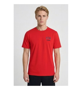 Hummel Hmlveta Kırmızı Erkek T-Shirt 912366-9829