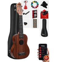 Midex SPA-251 Maun Ağacı Kaliteli Soprano Ukulele Seti