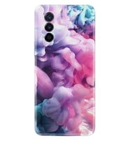 Huawei Nova Y70 Y90 Nova 9 SE  Kılıf Desemli Silikon Pink Cloud 1305