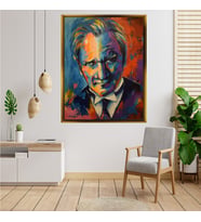 ÇERÇEVELİ ATATÜRK TABLO S390