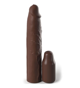 Fantasy Extension Elite Brown 22 Cm Silikon 9 Cm Uzatmalı Penis Kılıfı
