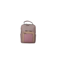 Duki Daso Pembe Kadın Sırt Çantası Fermuarlı ve Cepli Günlük Omuz Çantası SUMMER T8219 PEMBE FERMUAR GÖZLÜ VE CEPLİ