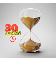Cam Kum Saati 30 Dakika Kum Rengi