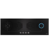VİNOLA 1200-08 SİYAH 120 CM 4 GÖZLÜ 1 GÖZÜ WOK CAM ANKASTRE OCAK