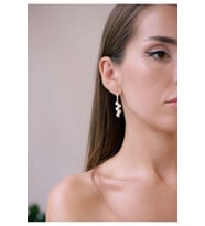 Daphne İnci Küpe - Gümüş