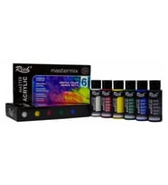 Rich master mix 60 cc akrilik set 6 lı 11406