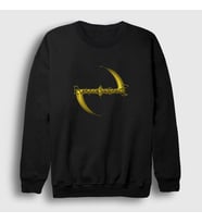 Presmono Unisex Siyah Gold Logo Evanescence Sweatshirt 146190tt