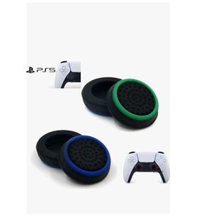 Ps5 Ps4 Ps3 Xbox One S x Ns 2 Çift Analog Koruyucu Gamepad Silikon Başlık Desenli